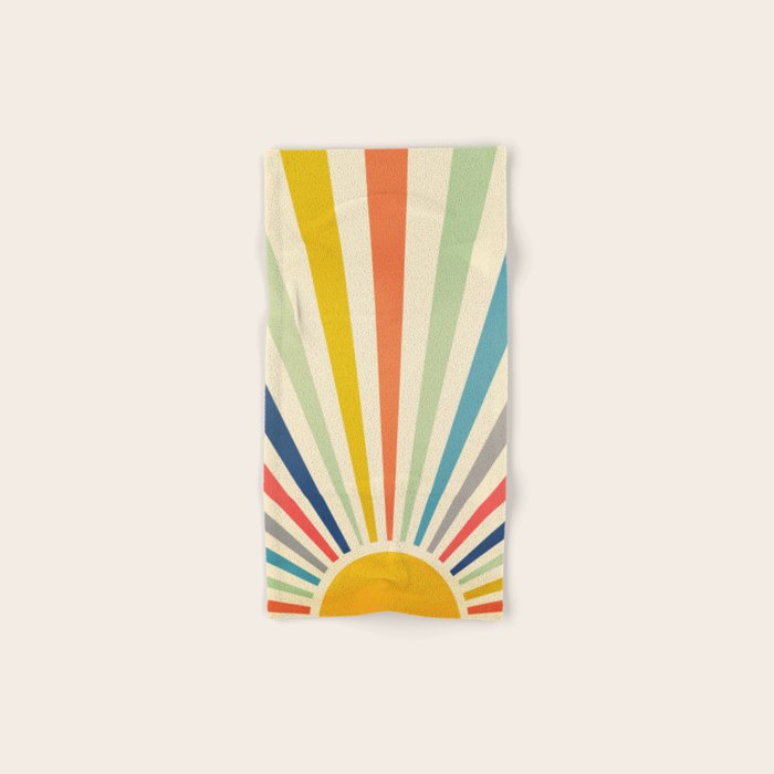 Sun Retro Art III Towels Gallery Image 1
