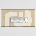 Modern Abstract Minimal Shapes 15 Desk Mat Gallery Image 1