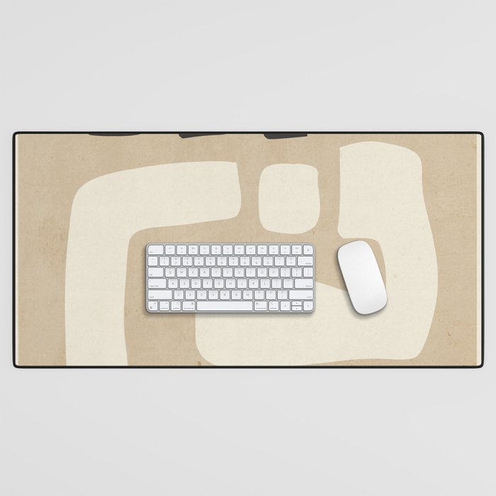 Modern Abstract Minimal Shapes 15 Desk Mat Gallery Image 1