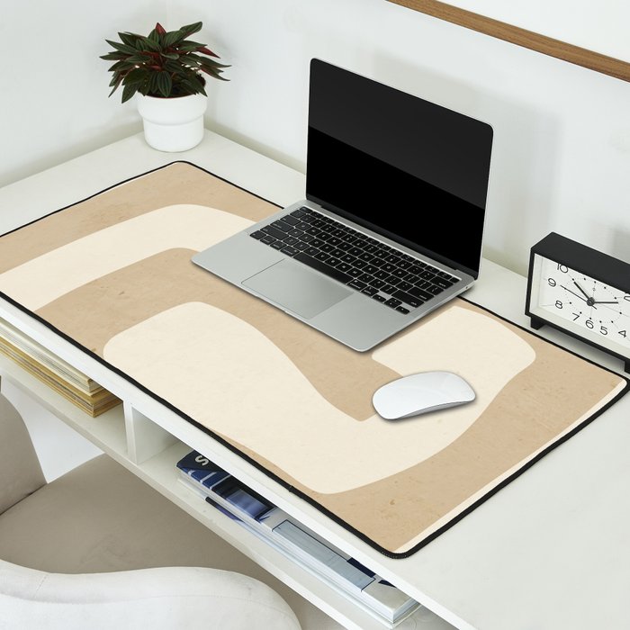 Modern Abstract Minimal Shapes 15 Desk Mat Gallery Image 2