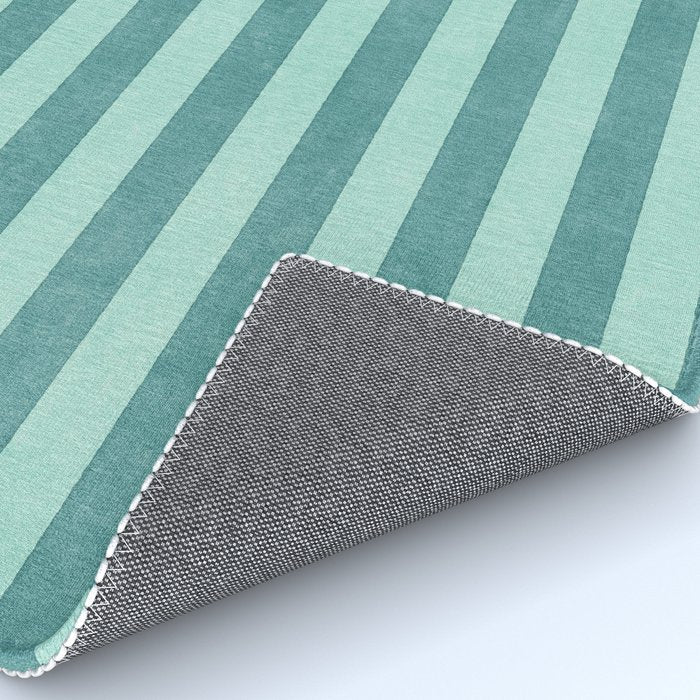 STRIPES - 004 - teal Rug Gallery Image 4