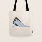badass bitch Tote Bag Gallery Image 1