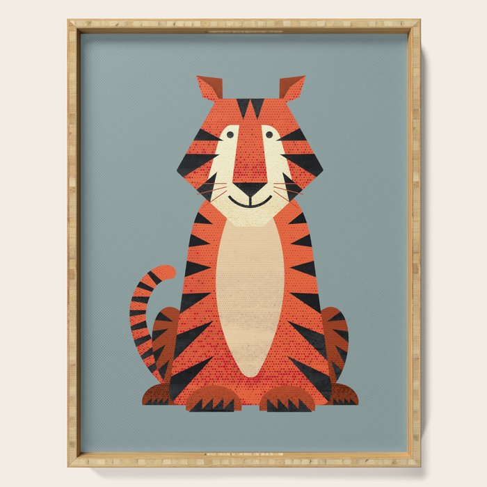 Whimsy Tiger Serving Tray Gallery Image 1