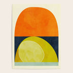 sun & moon abstract geometric shapes Poster Gallery Image 4