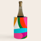 Colorful Mid Century Abstract 2 Wine Chiller Gallery Image 1