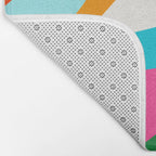 Colorful Mid Century Abstract 2 Bath Mat Gallery Image 2