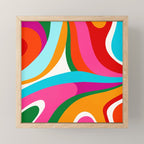Colorful Mid Century Abstract 2 Mini Art Print Gallery Image 1