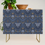 Celestial Forest Damask - celestial blue Credenza Gallery Image 1