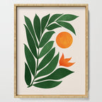 Tropical Forest Sunset / Mid Century Abstract Shapes Serving Tray Gallery Image 1