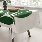 Tropical Forest Sunset / Mid Century Abstract Shapes Tablecloth Gallery Image 3