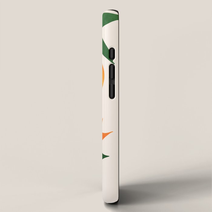 Tropical Forest Sunset / Mid Century Abstract Shapes iPhone Case Gallery Image 2