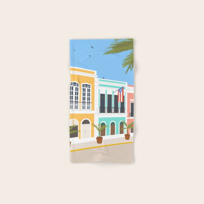 Old San Juan, Puerto Rico Bath Towel Gallery Image 1