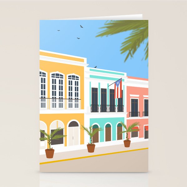 Old San Juan, Puerto Rico Stationery Card Gallery Image 2