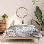 Las Vegas White Map Comforter Gallery Image 3