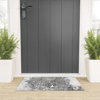 Las Vegas White Map Welcome Mat Gallery Image 3