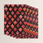 Mexican flaming heart Wrapping Paper Gallery Image 3