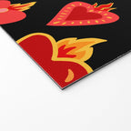 Mexican flaming heart Welcome Mat Gallery Image 2