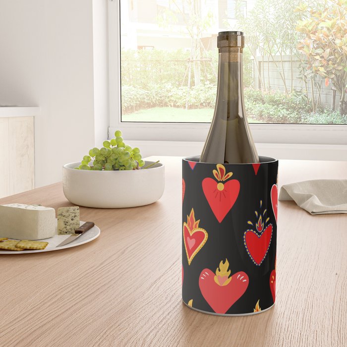 Mexican flaming heart Wine Chiller Gallery Image 4