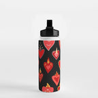 Mexican flaming heart Water Bottle Gallery Image 2