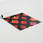 Mexican flaming heart Yoga Mat Gallery Image 2