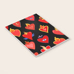 Mexican flaming heart Notebook Gallery Image 3