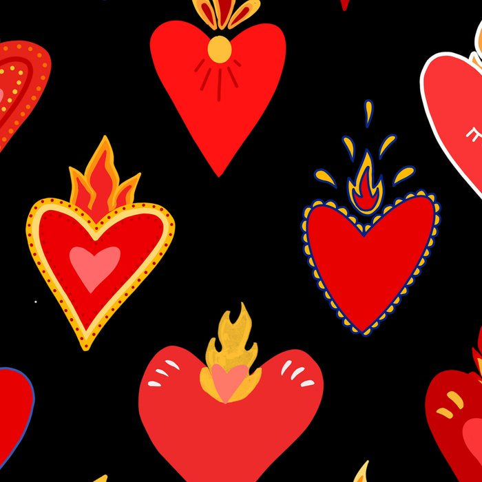 Mexican flaming heart Coffee Mug Gallery Image 2