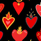 Mexican flaming heart Coffee Mug Gallery Image 2