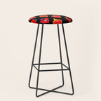 Mexican flaming heart Stool Gallery Image 1