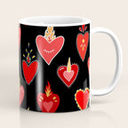 Mexican flaming heart Coffee Mug Gallery Image 1