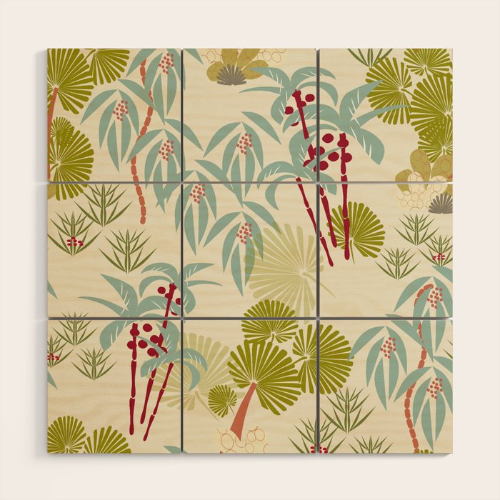 Tropical Spring Wood Wall Art Gallery Image 1