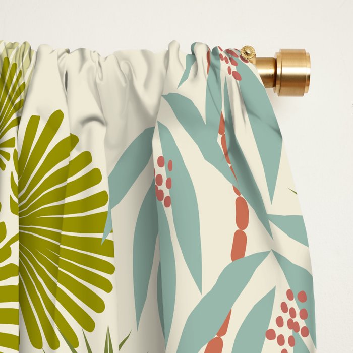 Tropical Spring Window Curtain Gallery Image 2