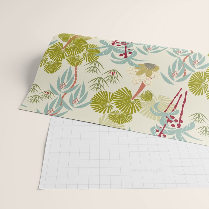 Tropical Spring Wrapping Paper Gallery Image 2