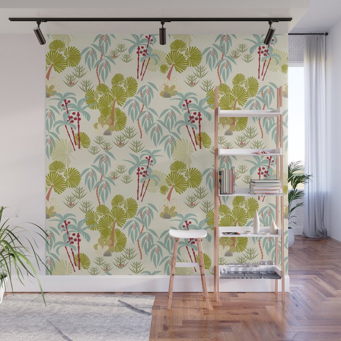 Tropical Spring Wall Mural Gallery Image 1