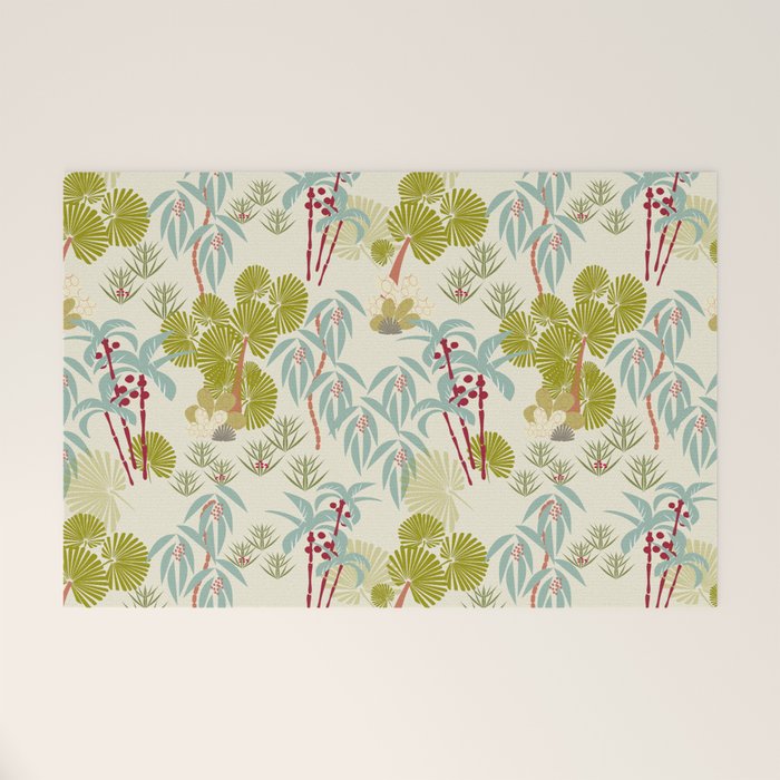 Tropical Spring Welcome Mat Gallery Image 1