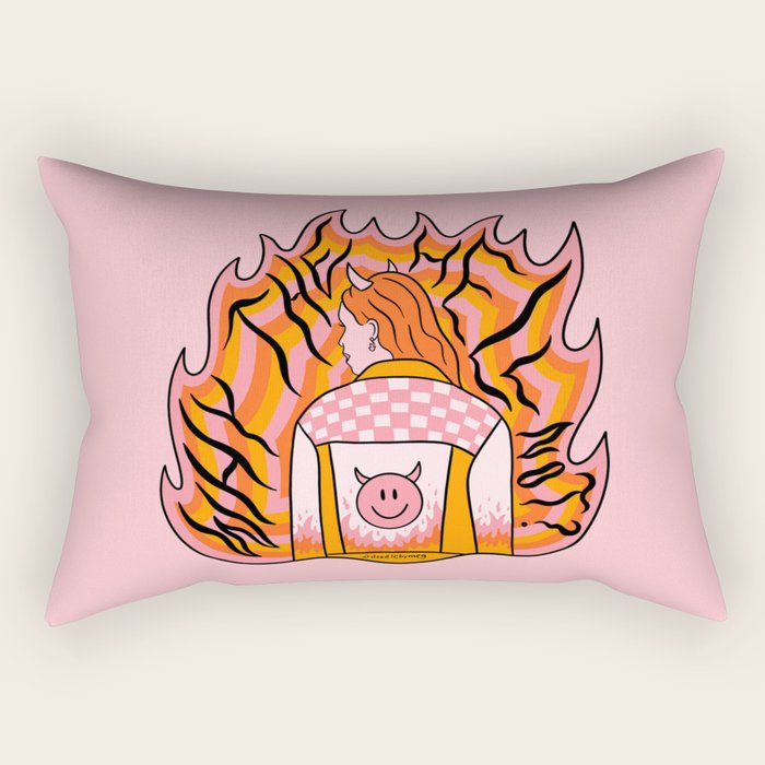 Why The Hell Not Rectangular Pillow Gallery Image 2