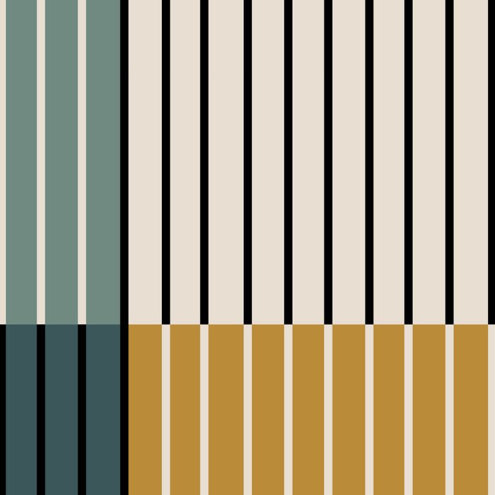 Color Block Line Abstract VIII Coffee Mug Gallery Image 2