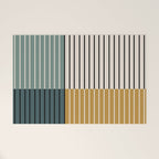 Color Block Line Abstract VIII Welcome Mat Gallery Image 1