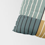 Color Block Line Abstract VIII Pillow Sham Gallery Image 4