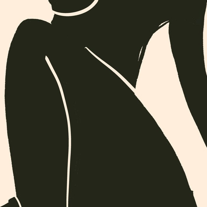 Abstract Art Female Figure 31 Coffee Mug Gallery Image 2