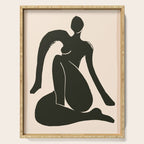 Abstract Art Female Figure 31 Serving Tray Gallery Image 1