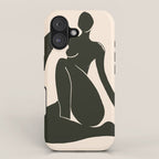 Abstract Art Female Figure 31 iPhone Case Gallery Image 1