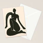 Abstract Art Female Figure 31 Stationery Card Gallery Image 2
