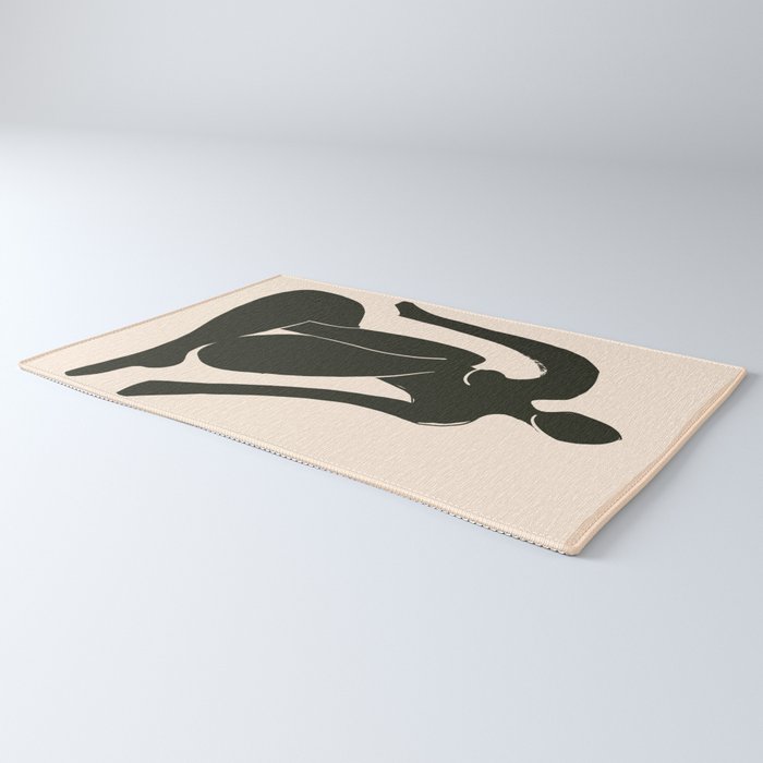 Abstract Art Female Figure 31 Rug Gallery Image 3
