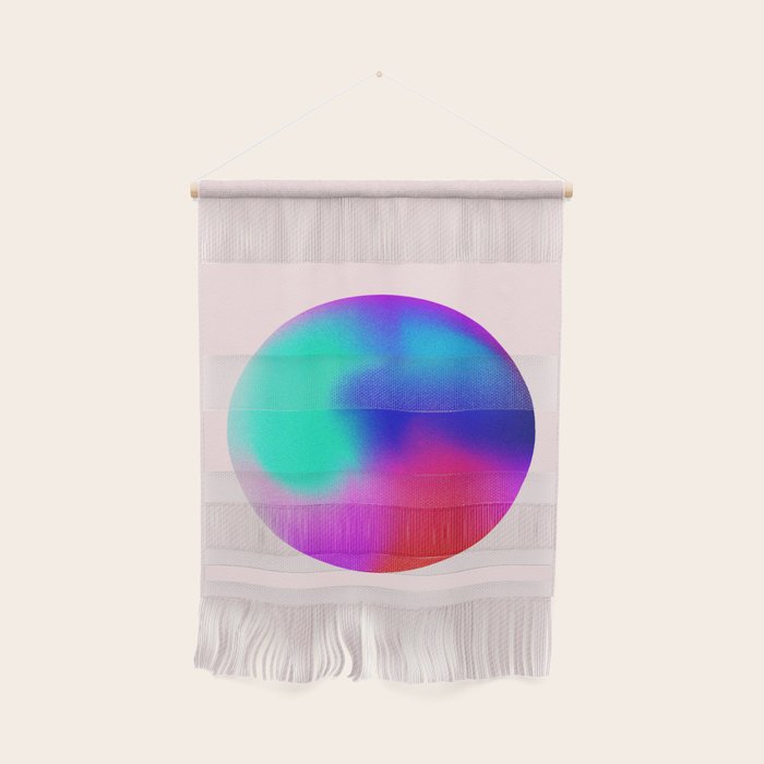 Pink And Purple Gradient Sphere Wall Hanging Gallery Image 1