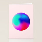 Pink And Purple Gradient Sphere Stationery Card Gallery Image 2