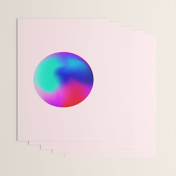Pink And Purple Gradient Sphere Wrapping Paper Gallery Image 3