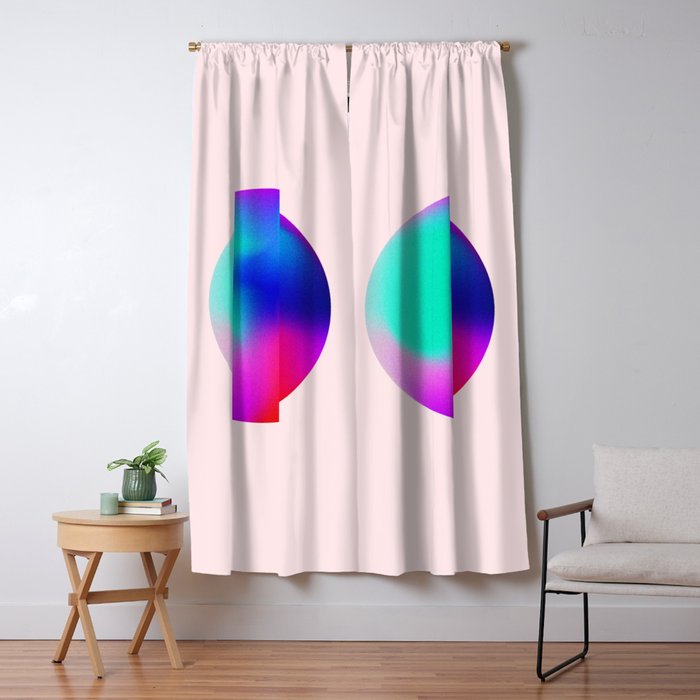 Pink And Purple Gradient Sphere Window Curtain Gallery Image 5