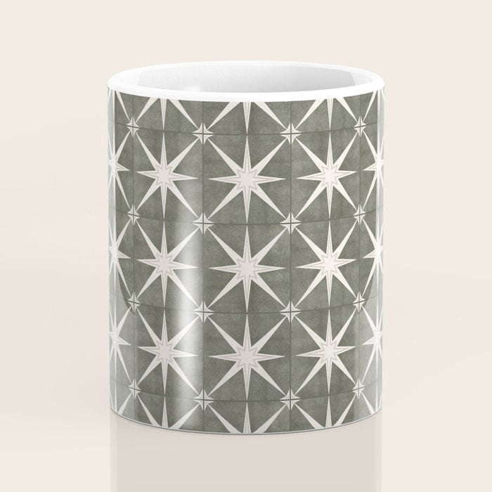 arlo star tile - olive Coffee Mug Gallery Image 4