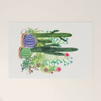 Cactus Garden Welcome Mat Gallery Image 1