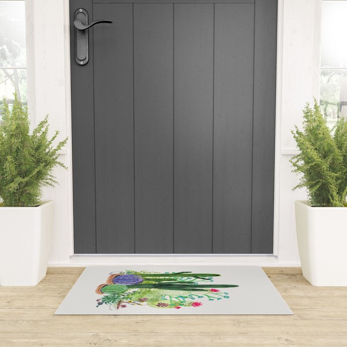 Cactus Garden Welcome Mat Gallery Image 3